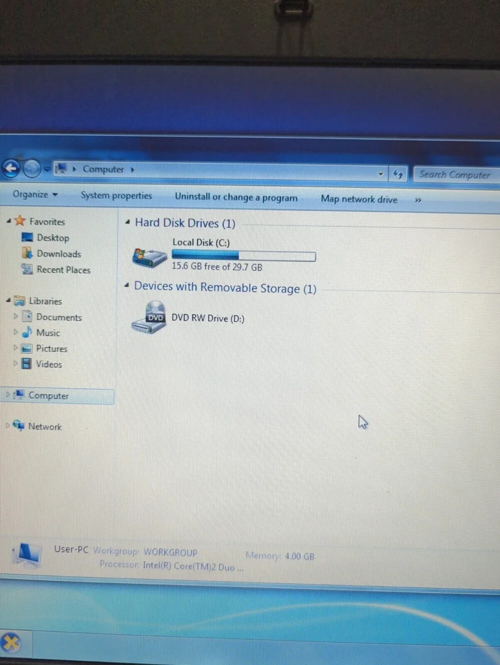 Dell Latitude E5500 C2d-4gb Ram, 32gb SSD, Dvd-rw, Wi-Fi, Win 7